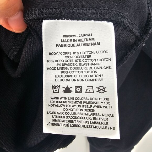 Nike TCU Horned Frogs Full-Zip Hoodie XL Black Collegiate Big 12 NCAA BASKETBALL - Picture 4 of 13